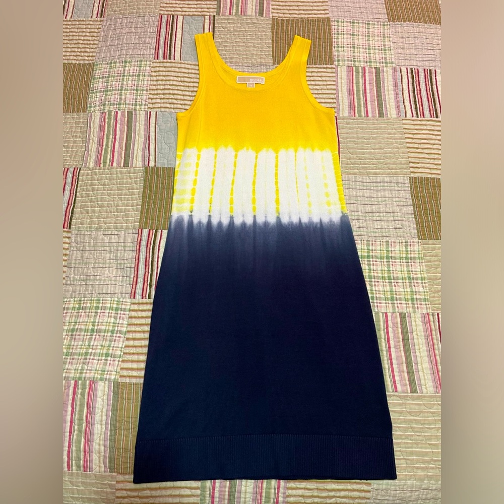 MICHAEL KORS Knit Tie Dye Dress XS